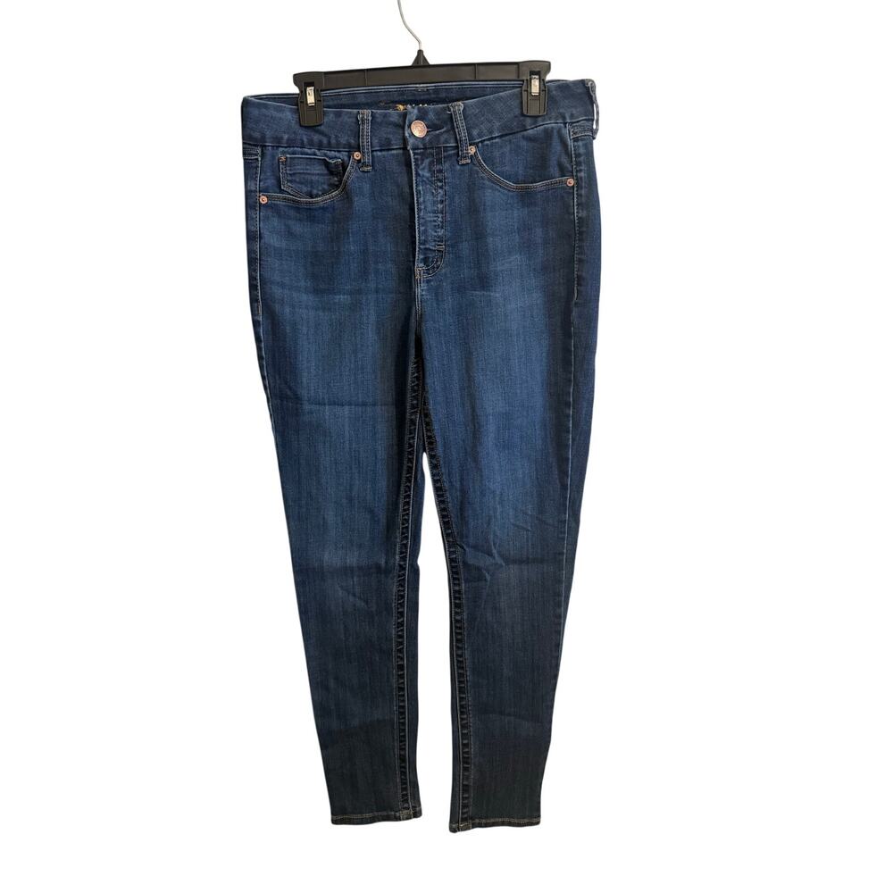 Seven7 Women's Slimming Skinny Jeans - Dark Wash - Size 10